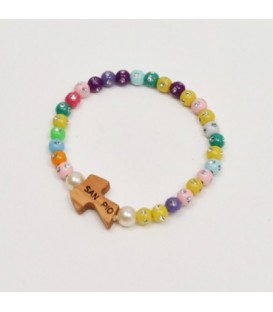 Bracelet strass multicolore