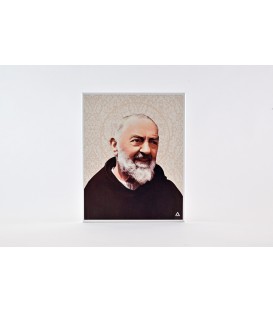 QUADRO SAN PIO IN LEGNO