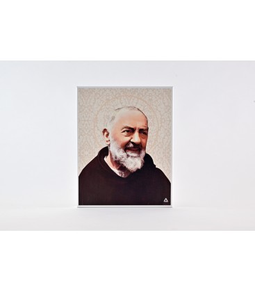 QUADRO SAN PIO IN LEGNO