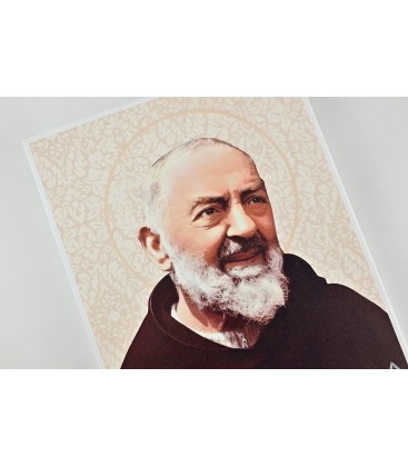 QUADRO SAN PIO IN LEGNO