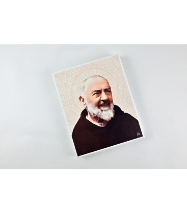 QUADRO SAN PIO IN LEGNO