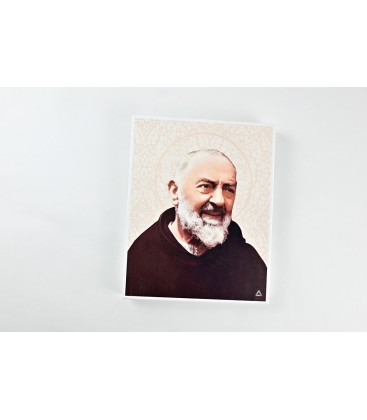 QUADRO SAN PIO IN LEGNO