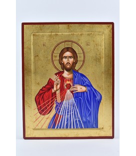 ICONA GRECA SACRO CUORE DI GESU'