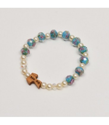 Bracelet en cristal rose
