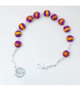Resina pulsera Viola, Celeste