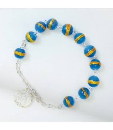 Résine Bracelet Viola, Celeste