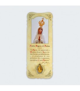 Bookmark with Virgin Medal