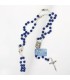 Glass Rosary with Pater Hands various colors