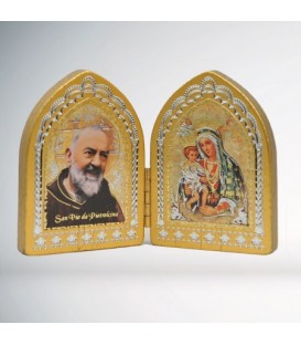 Díptico grande dorado