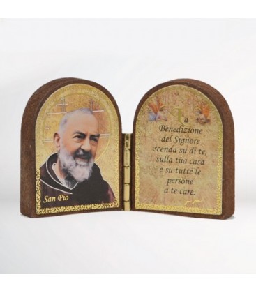 Díptico de MDF con oración