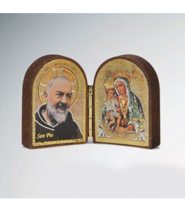 Díptico de MDF con Madonna