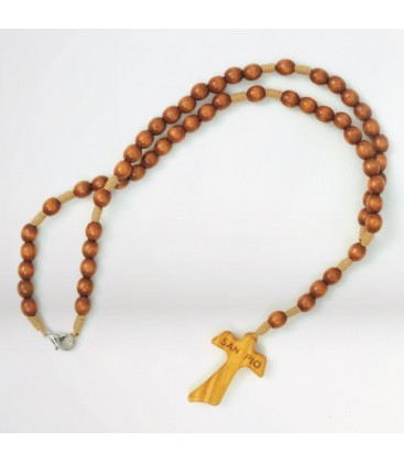 Wood rosary Oval Beads with