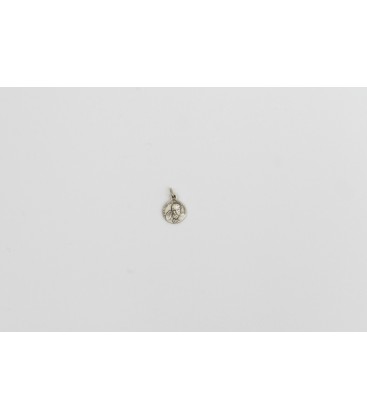 MEDAGLIA PADRE PIO TONDA A RILIEVO