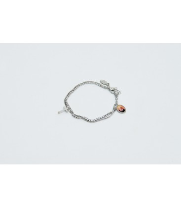 BRACCIALE DOPPIO FILO CON STRASS