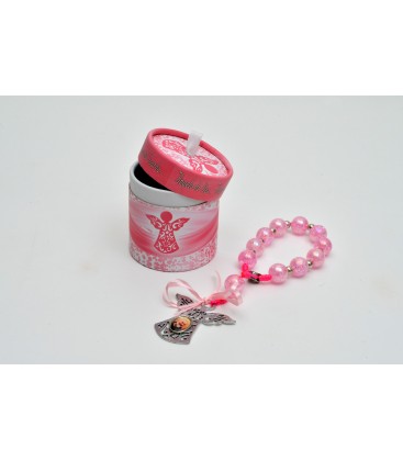 SCATOLA CILINDRO "ANGELO DI DIO" DECINA CRISTALLO