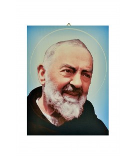 TELA SAN PIO FORMATO 30X40 CM.