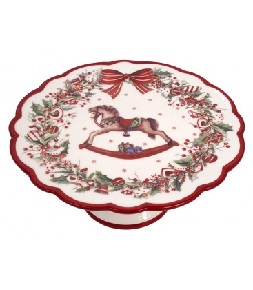 ALZATINA DECORATIVA NATALIZIA CAVALLINO