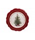 PIATTO CON ALBERO DECORATIVO NATALIZIO